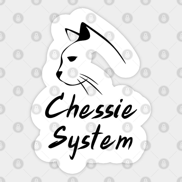 chessie system Sticker by Salizza